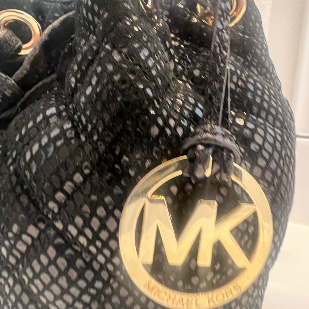 Michael Kors - Black Metallic Python - Picture 7 of 8